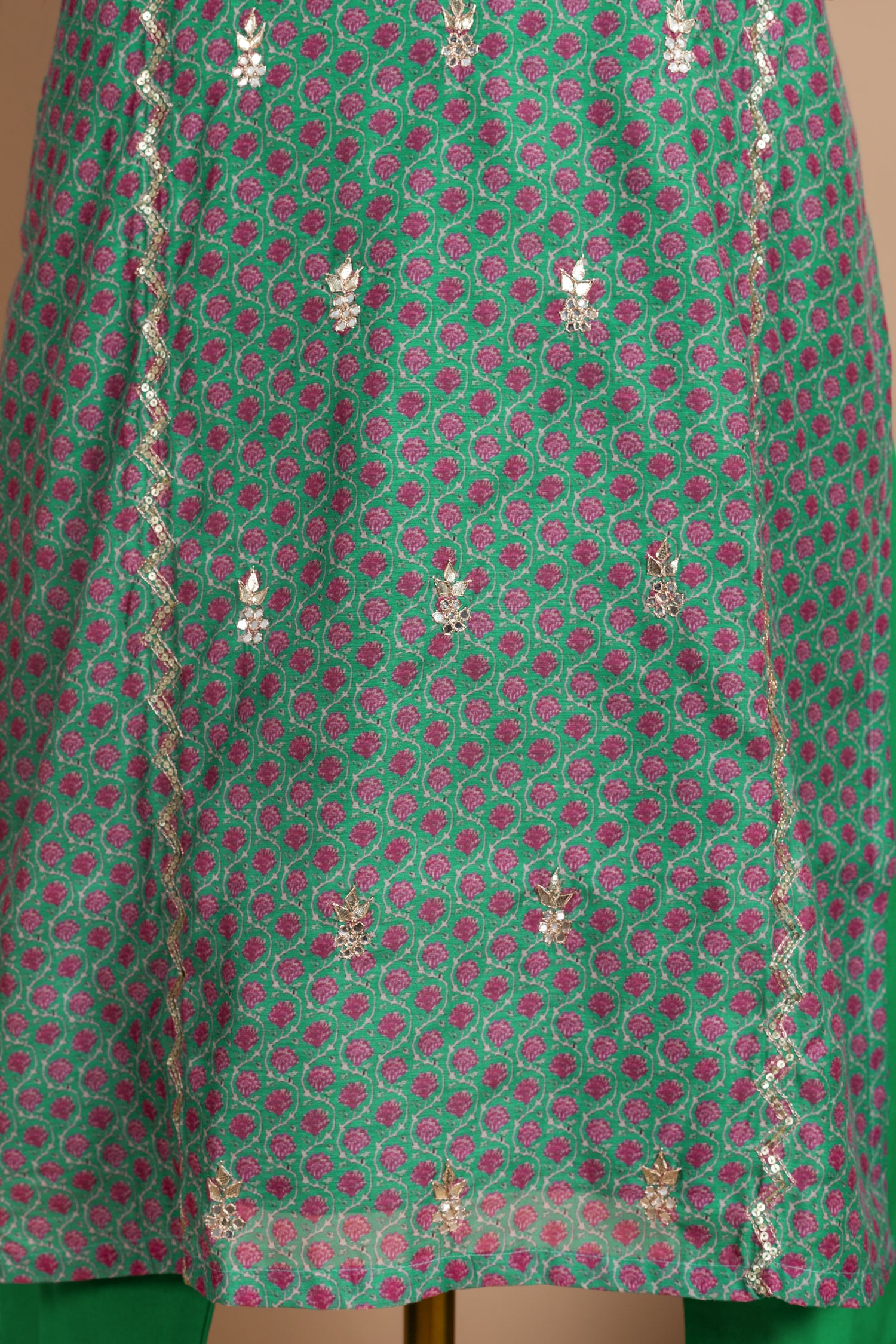 Luxe Sage Green Silk Blend Readymade Set