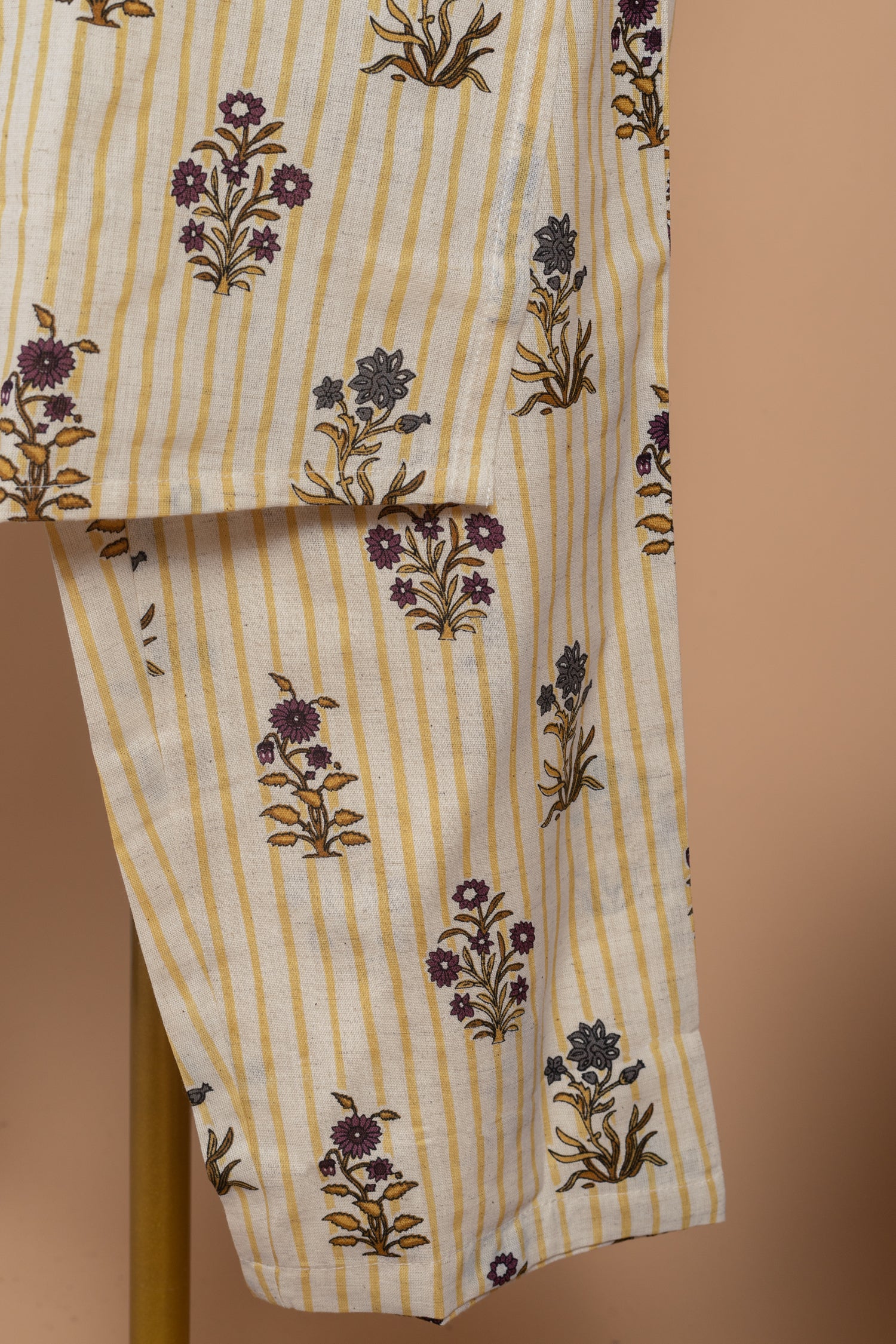 Afreen Yellow Cotton Printed Readymade Set