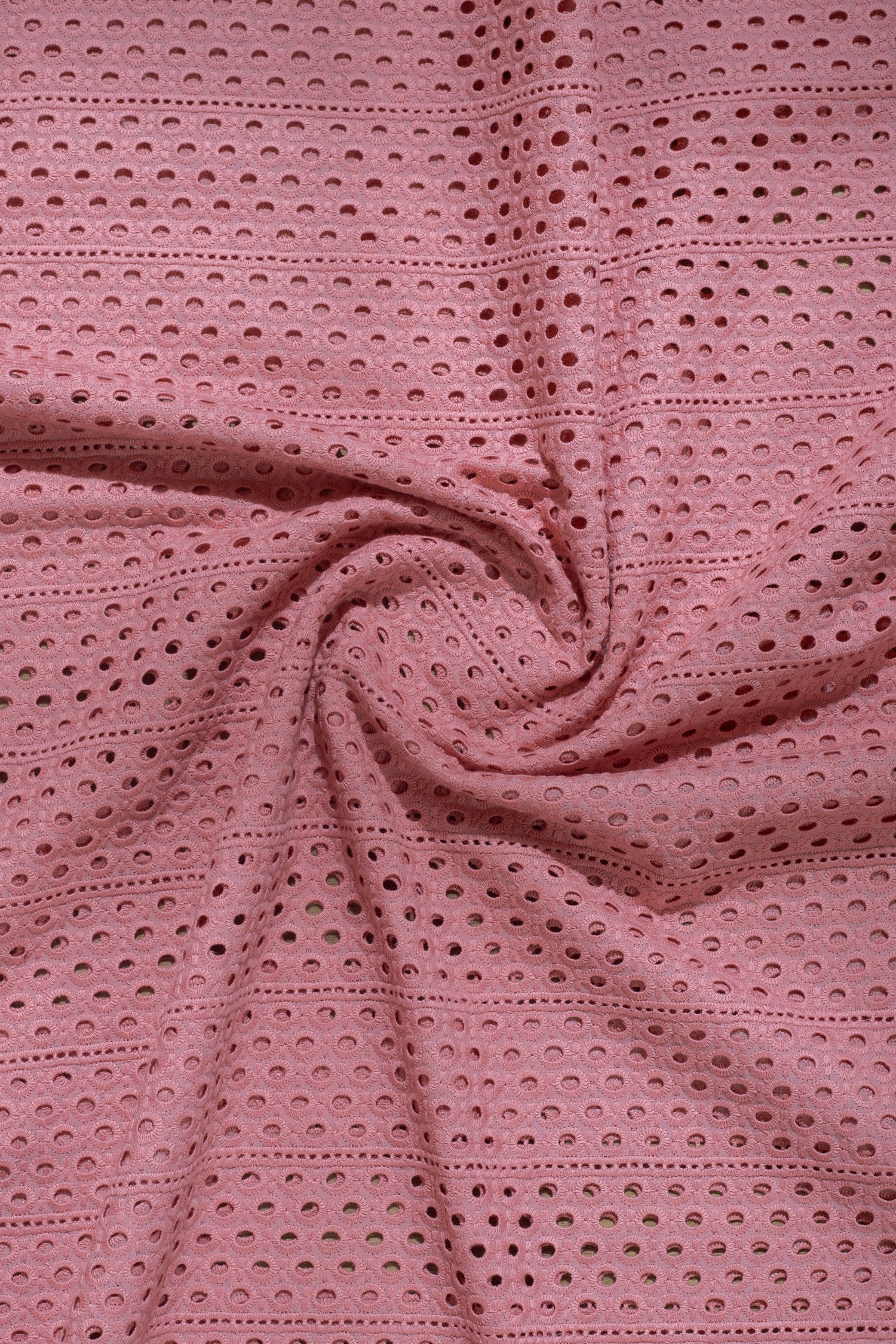 Afreen Dusty Pink Hakoba Cotton Fabric