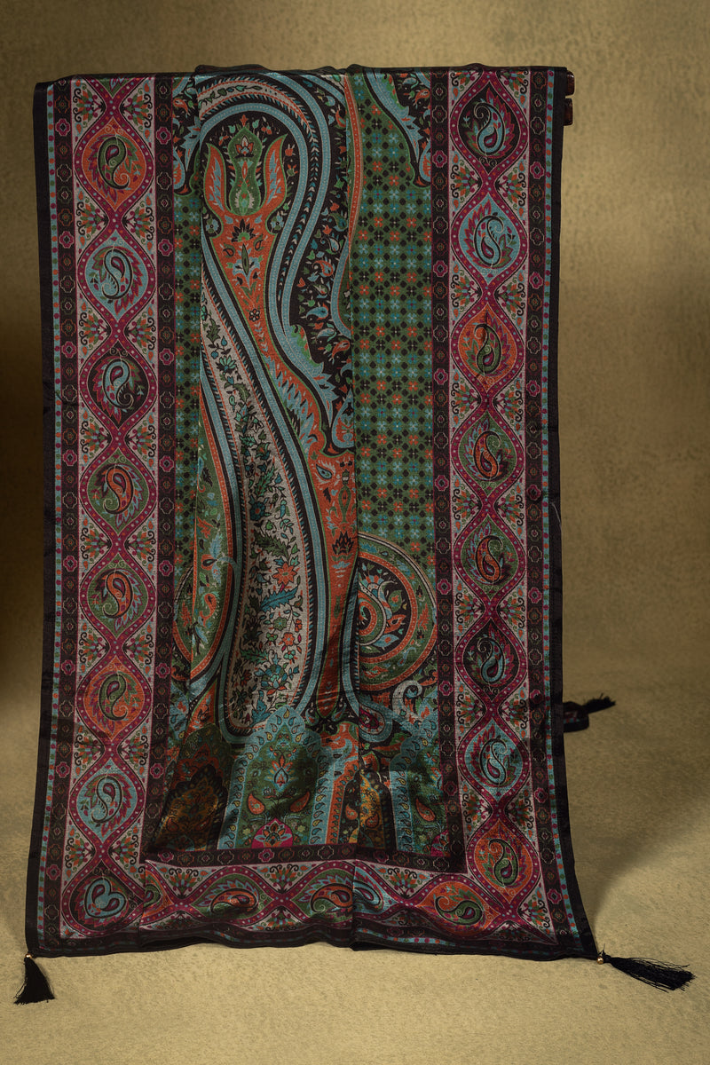 Multicoloured Printed Muslin Readymade Set Sterling House