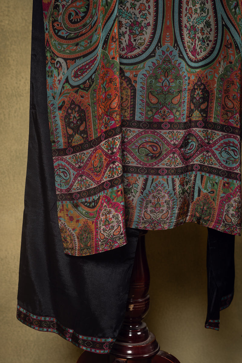 Multicoloured Printed Muslin Readymade Set Sterling House