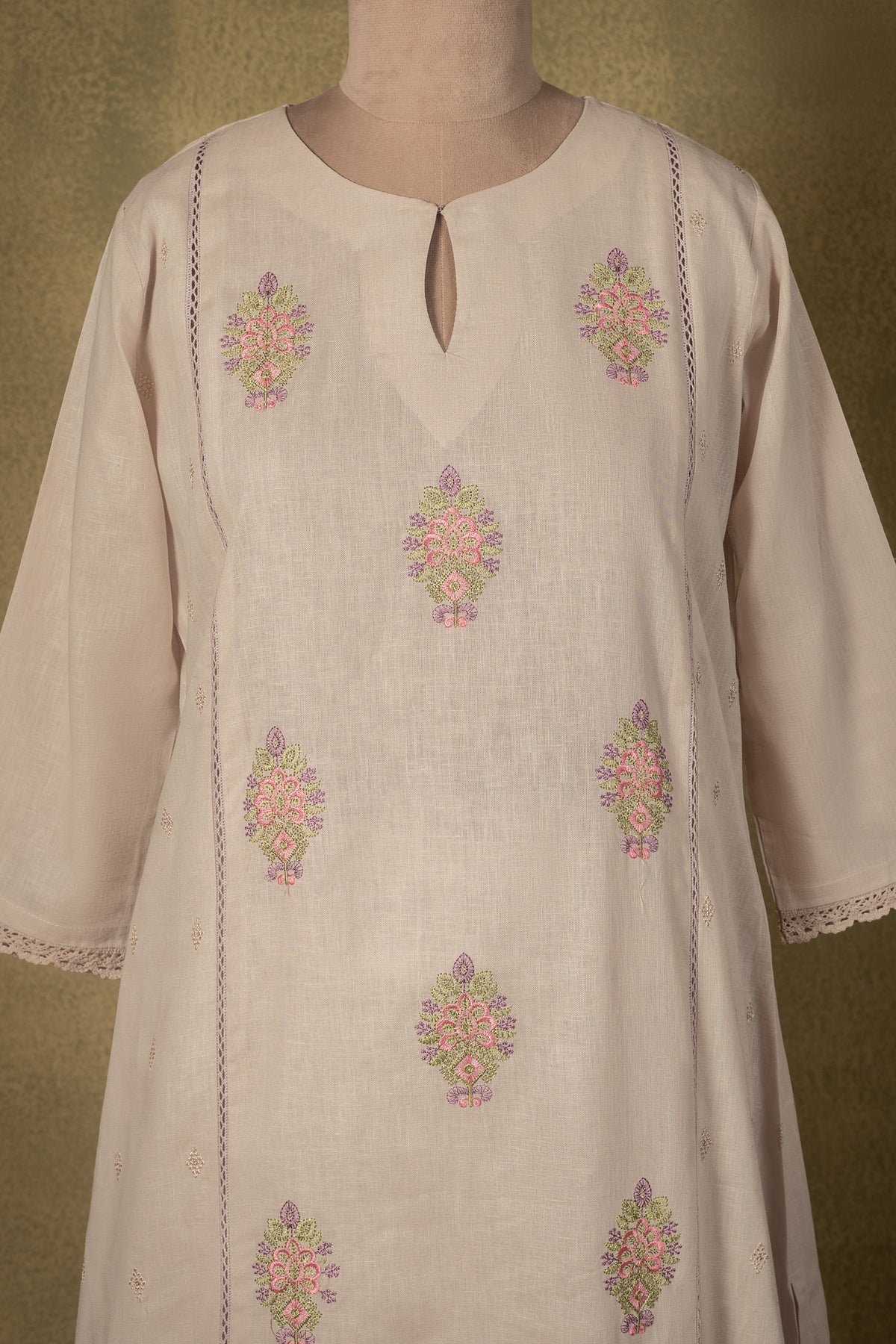 Light Grey Linen Cotton Readymade Set