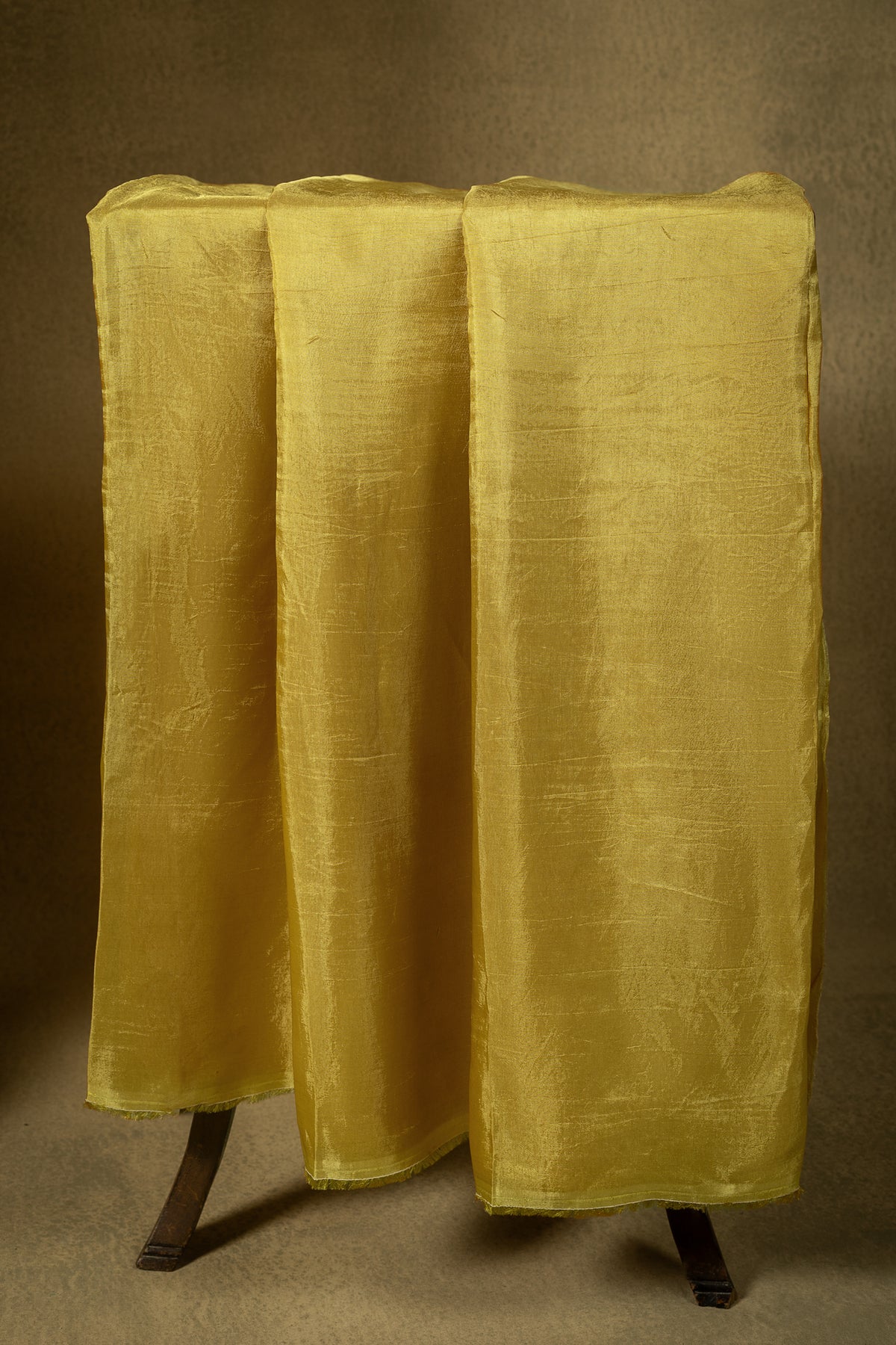 Yellow Shimmer Silk Brocade Embroidered Unstitched Suit