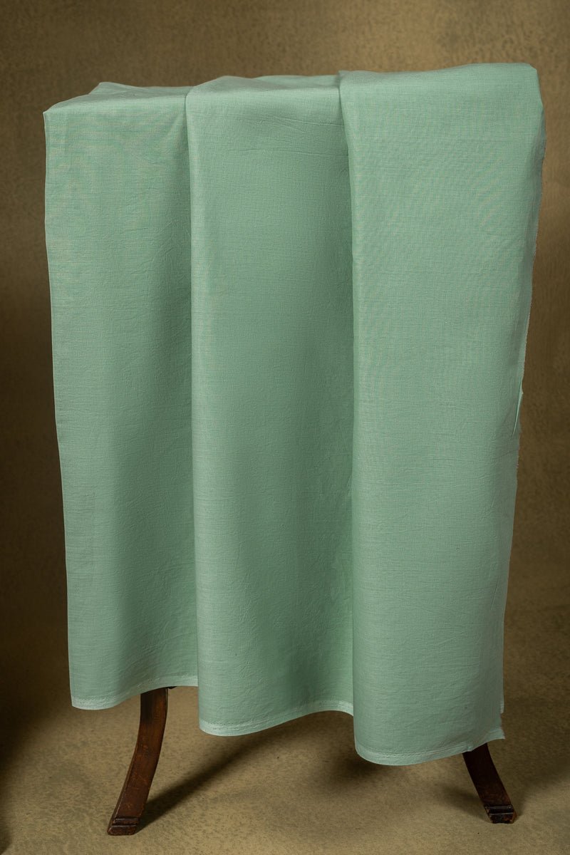 Sea Green Mul Floral Embroidered Unstitched Suit
