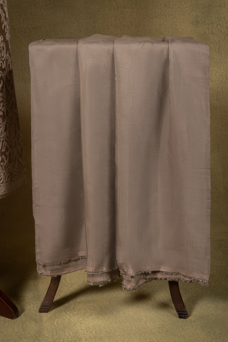 Beige White Embroidered Mul Unstitched Suit Sterling House