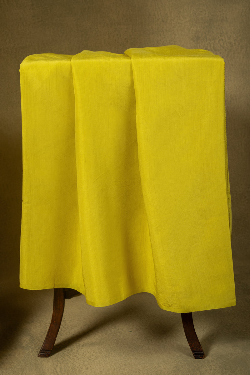 Lemon Yellow Floral Mul Embroidered Unstitched Suit Sterling House