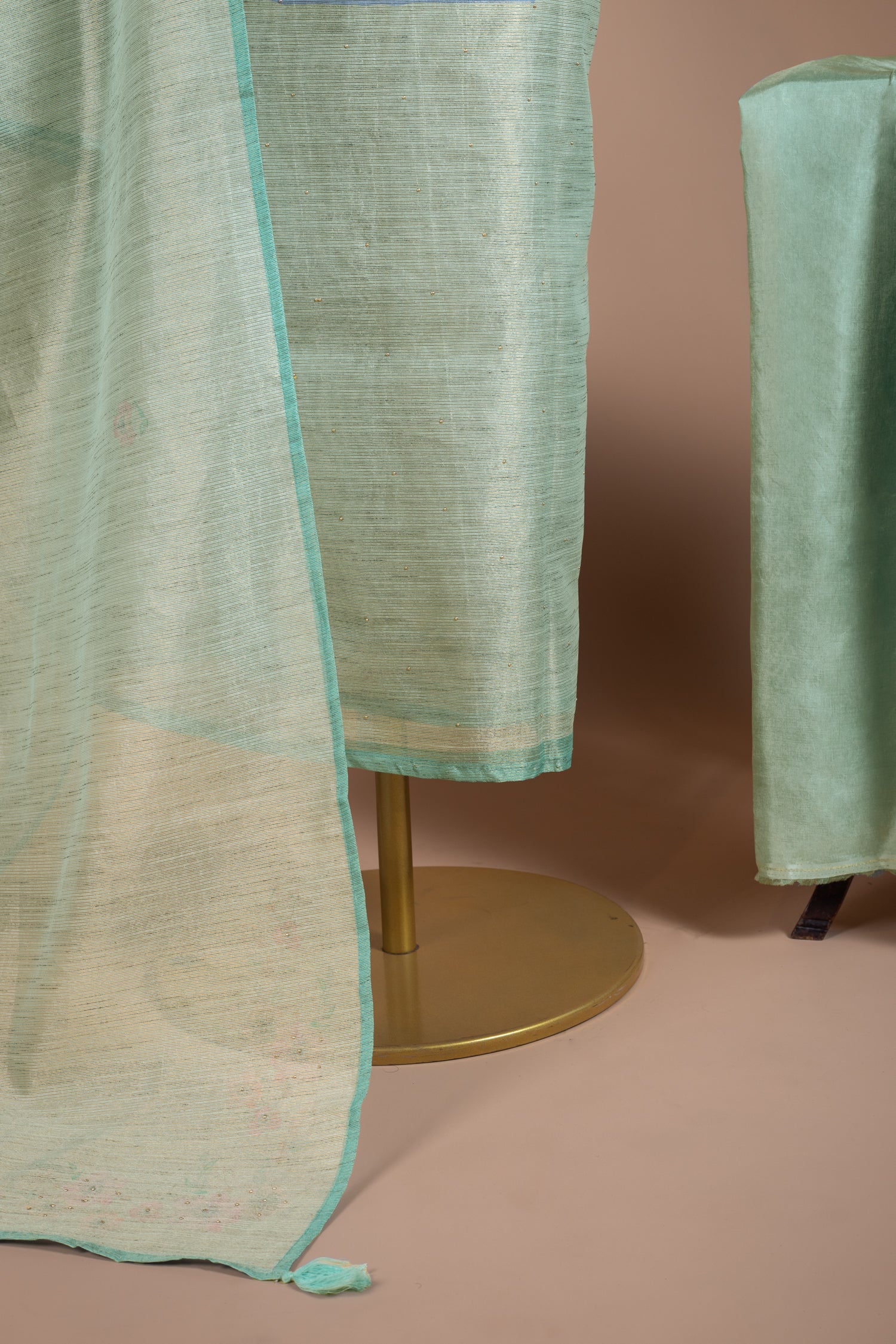 Luxe Blue Kota Shimmer Blend Suit Set