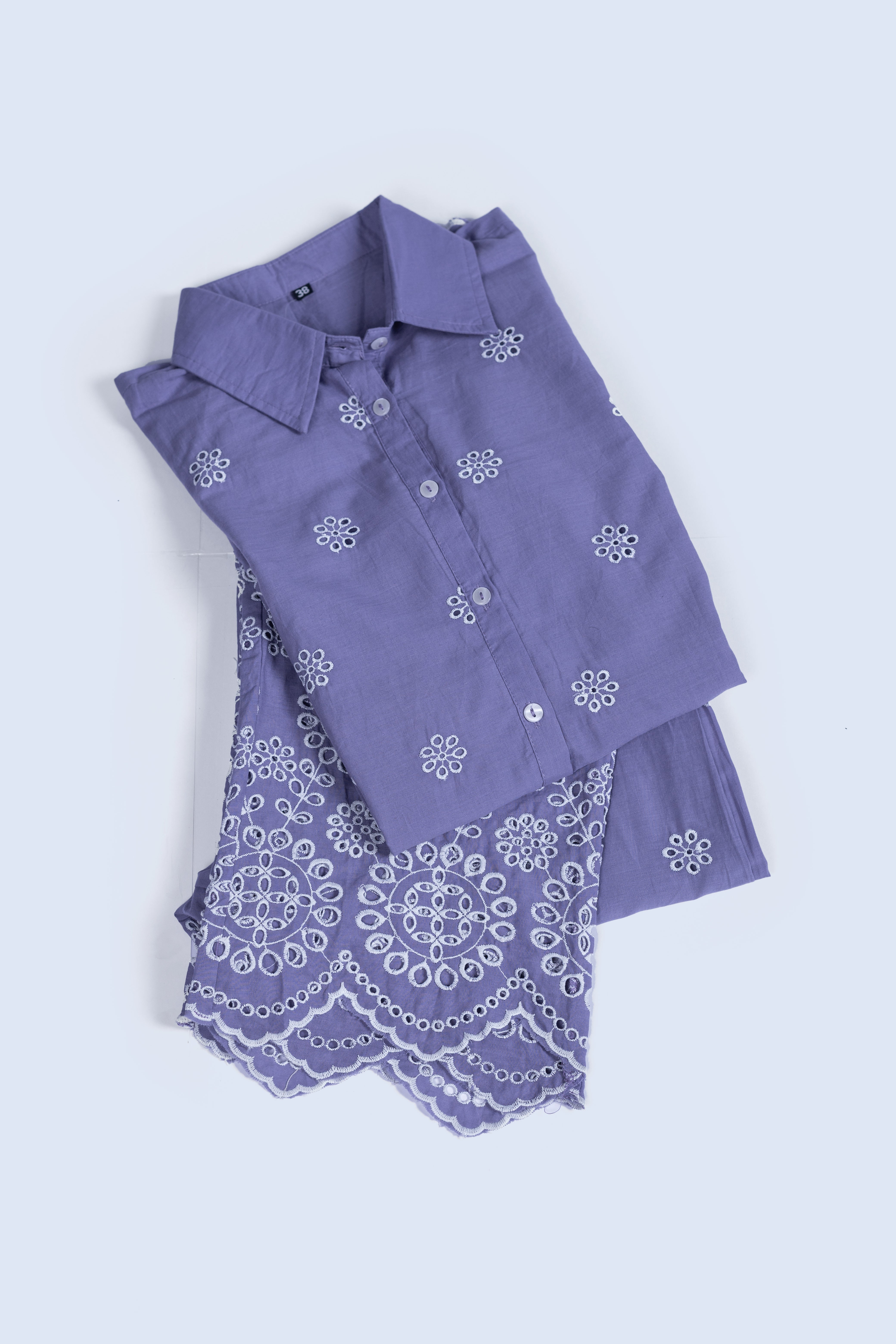 Anokhi Lilac Co-ord Set