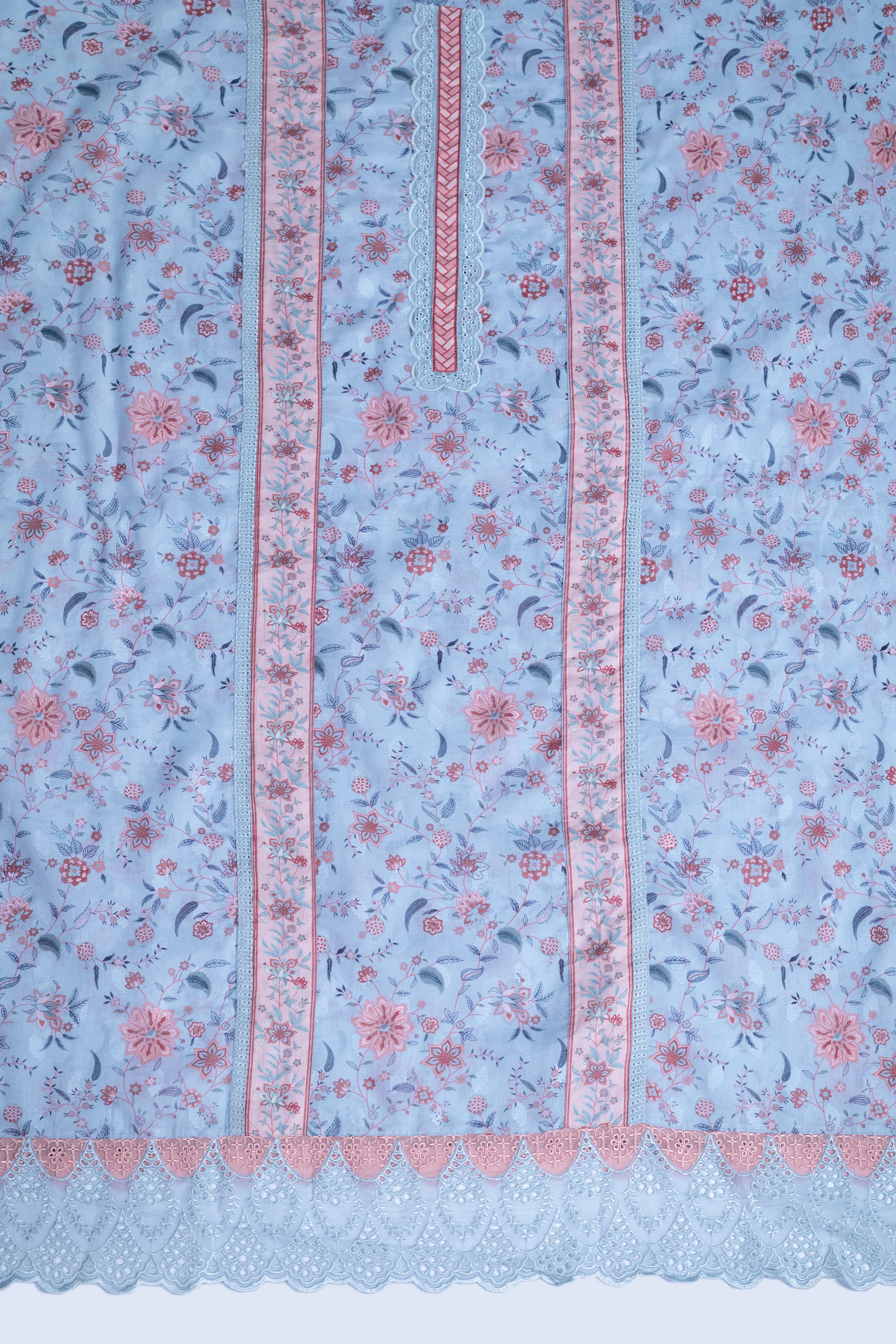 Afreen Multi Color Floral Print Suit Set