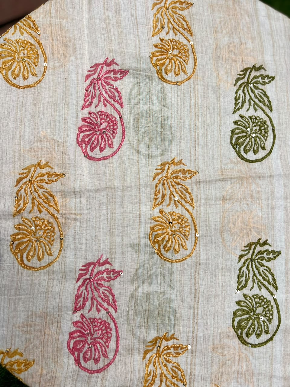 Luxe Chnaderi  Mustard Dupatta Sterling House