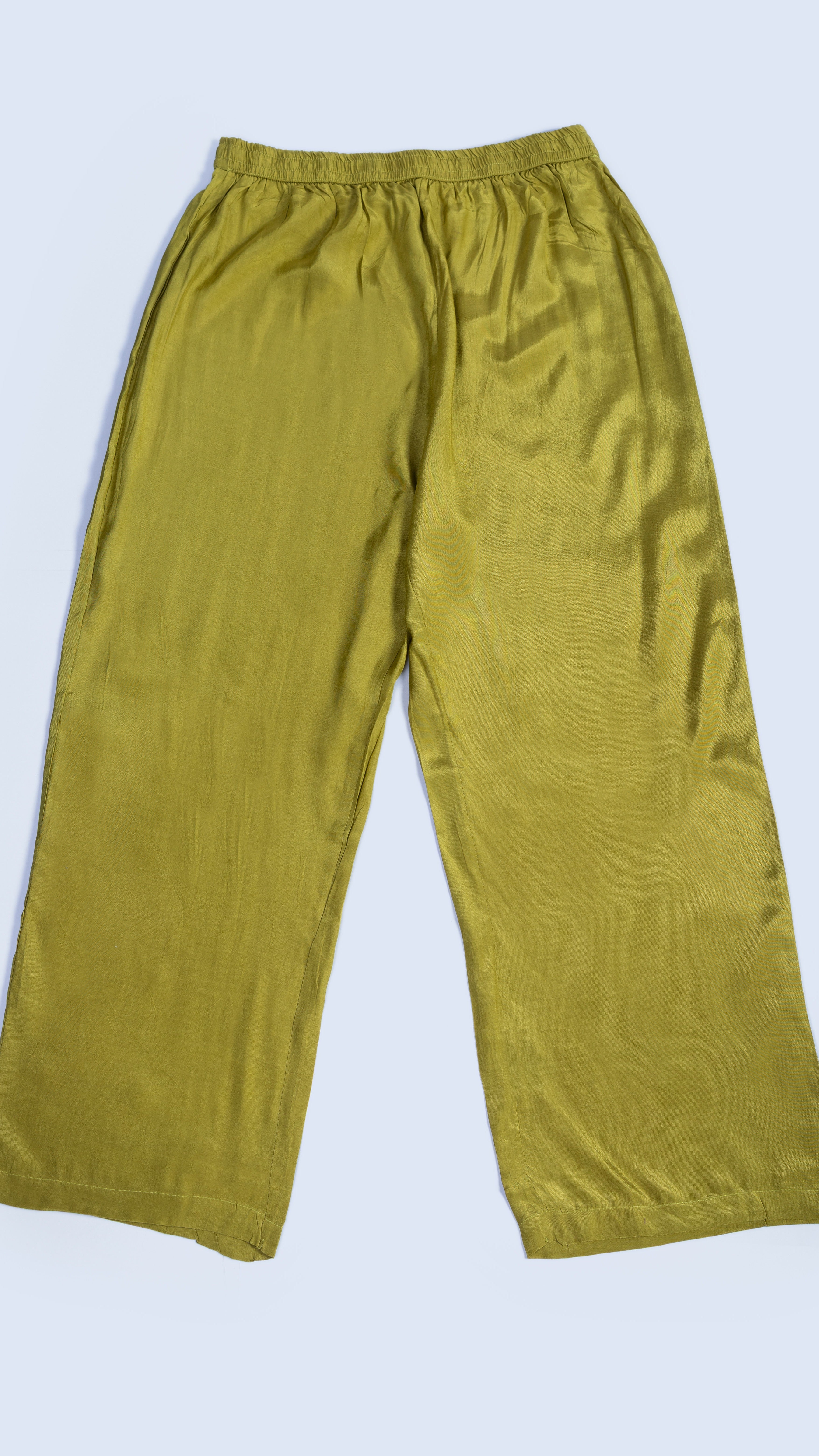 Luxe Green Muslin Suit Set